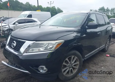 2014 Nissan Pathfinder Sl из США, поврежденный, VIN 5N1AR2MM5EC662614